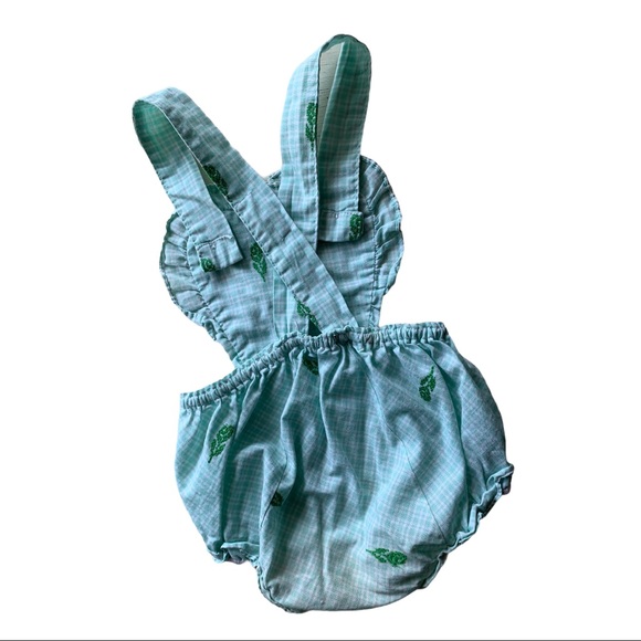 vintage Penny’s green gingham bubble romper - Picture 10 of 11